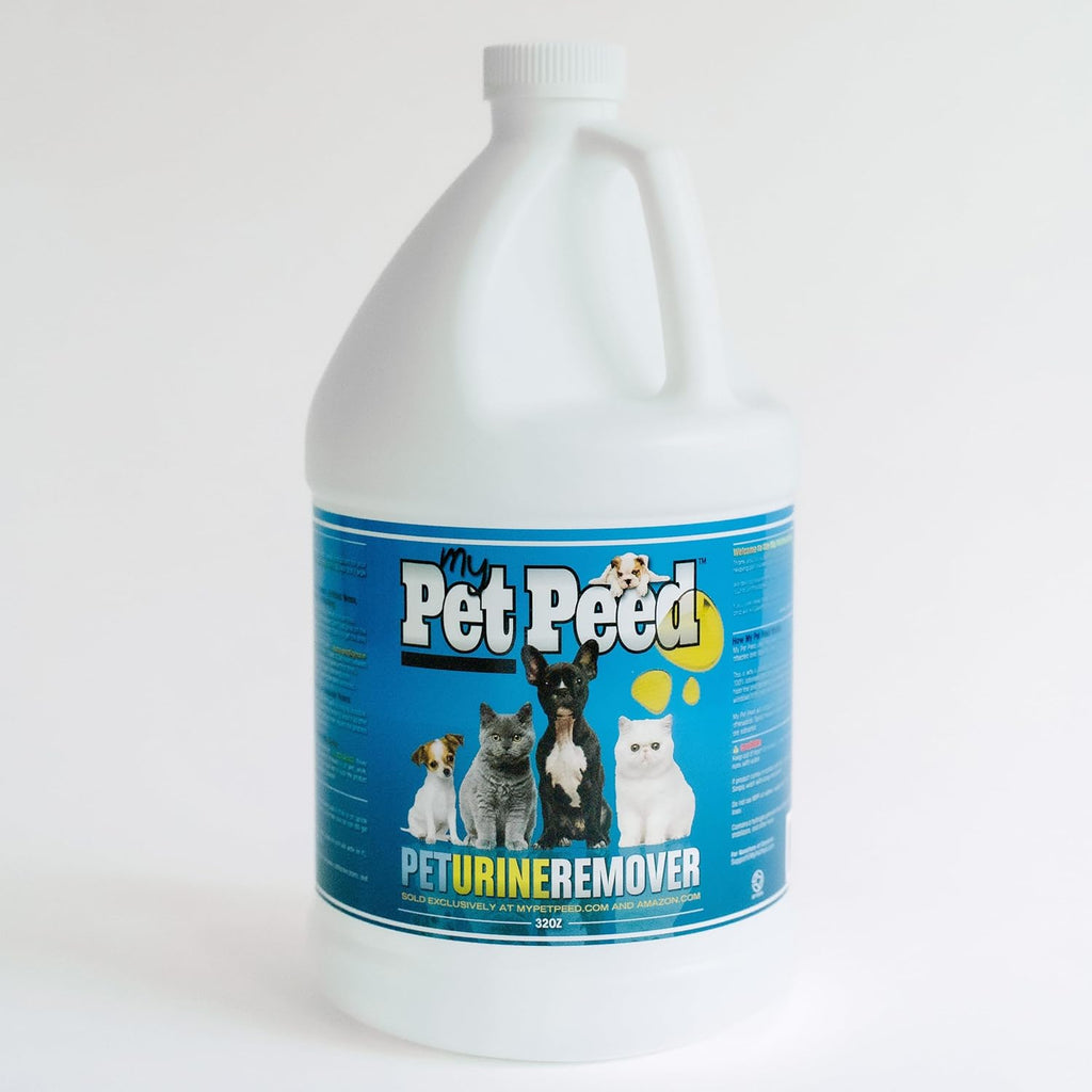 My Pet Peed pet stain and odor remover one gallon refill bottle front view