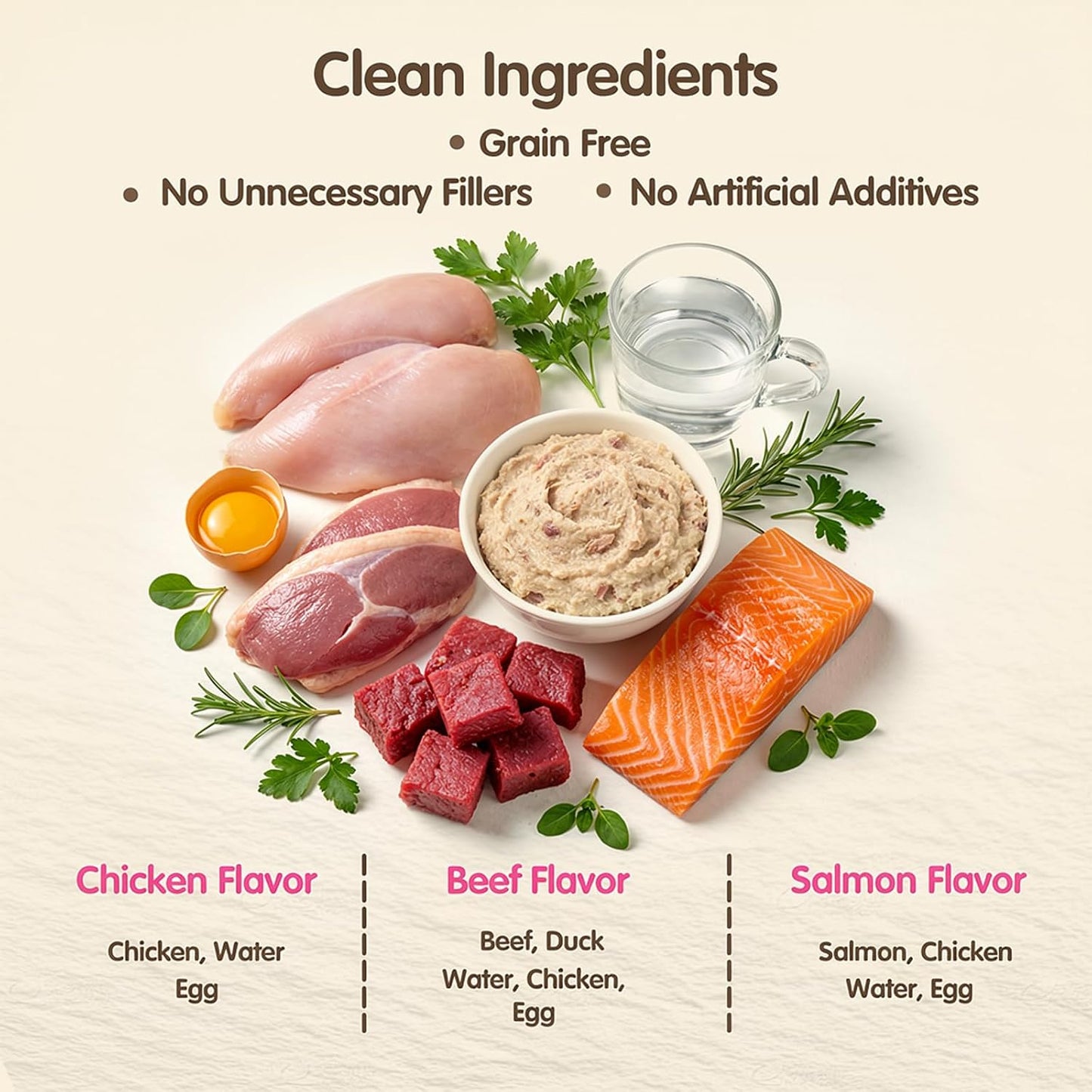 High protein grain free cat treat ingredients label