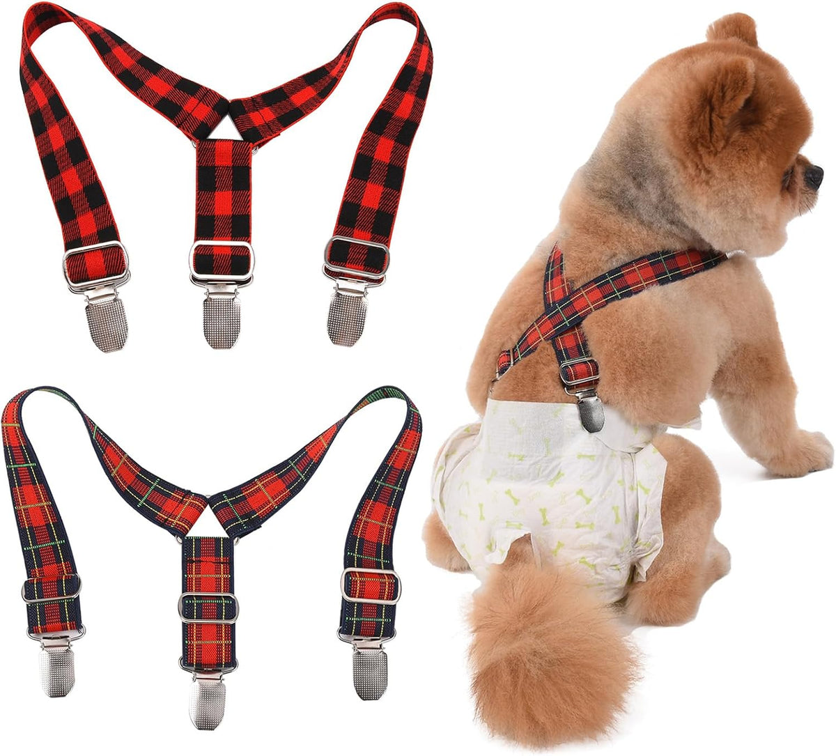 Premium imported pet hygiene suspenders for senior dogs with incontinence
