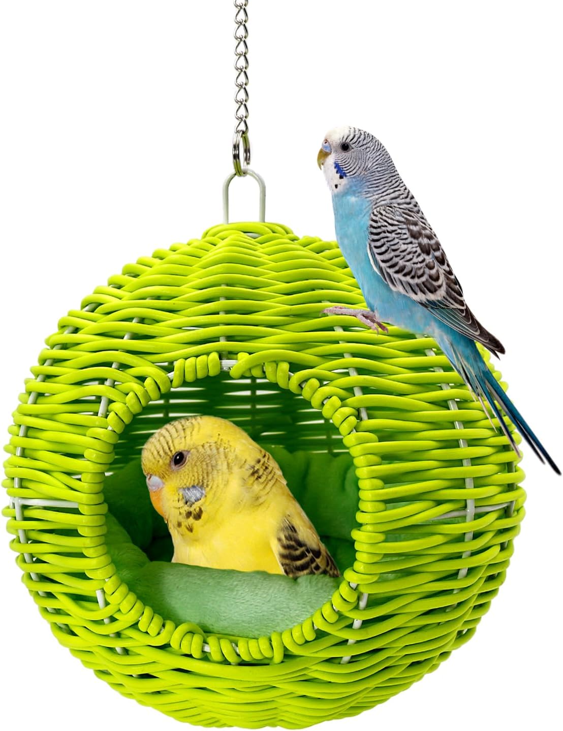 Chewproof Steel Frame Bird Nest for Cage, Washable Small Bed Hammock - Image 8