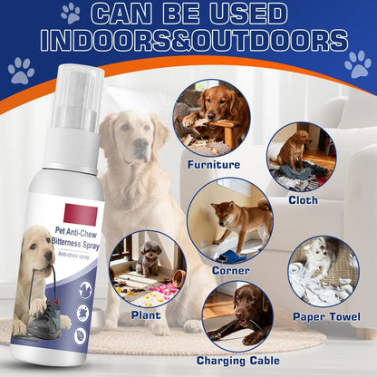 Safe natural anti-chew spray for furniture protection
