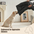 Heavy duty indestructible kennel mat for aggressive dogs
