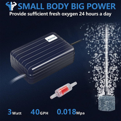 DaToo quiet oxygen pump for 20 gallon aquariums