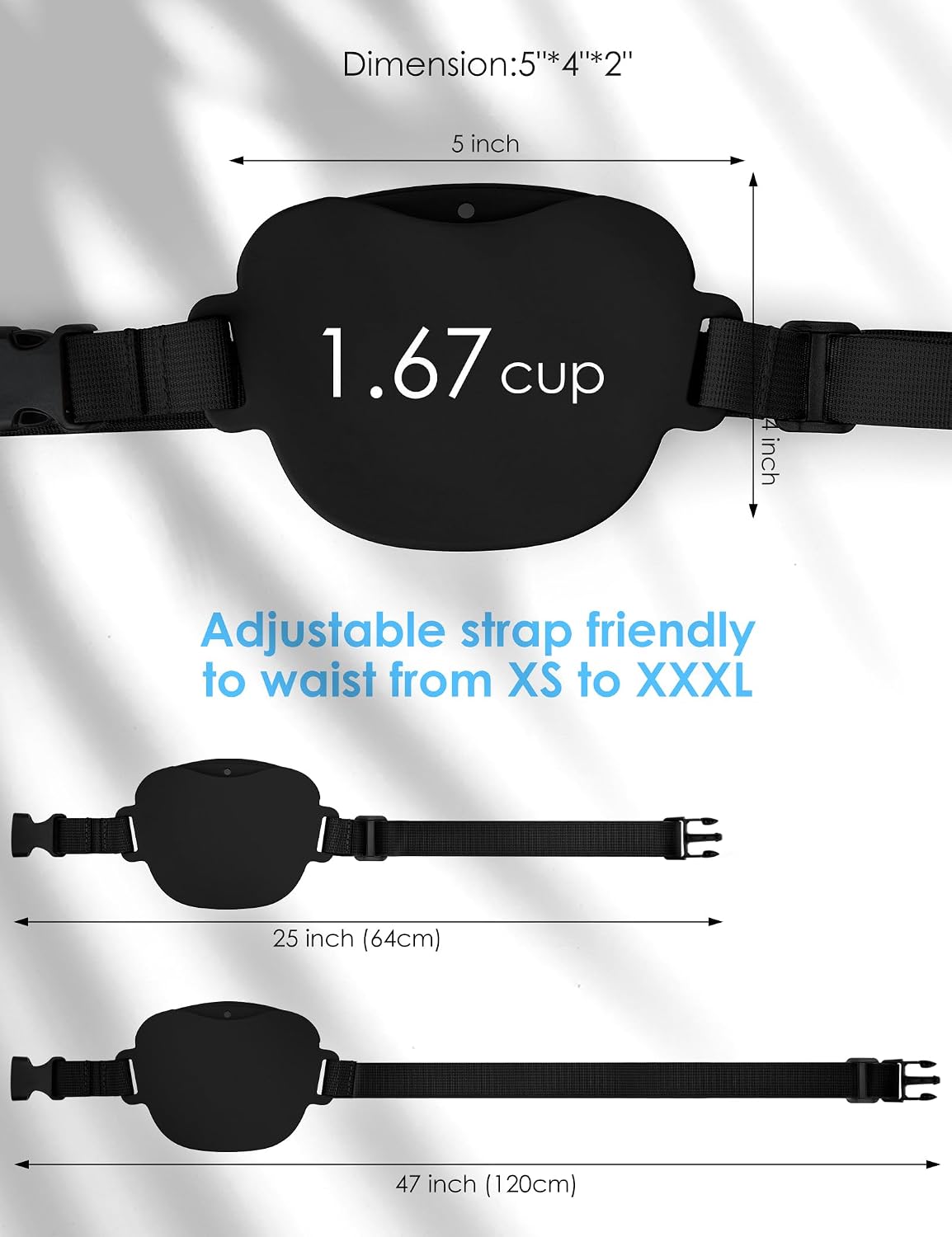 Heouvo pet reward pouch showing compact size and dimensions