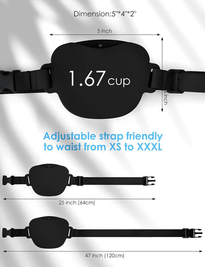 Heouvo pet reward pouch showing compact size and dimensions