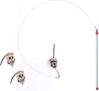 GoCat cat toy refill attached to teaser wand