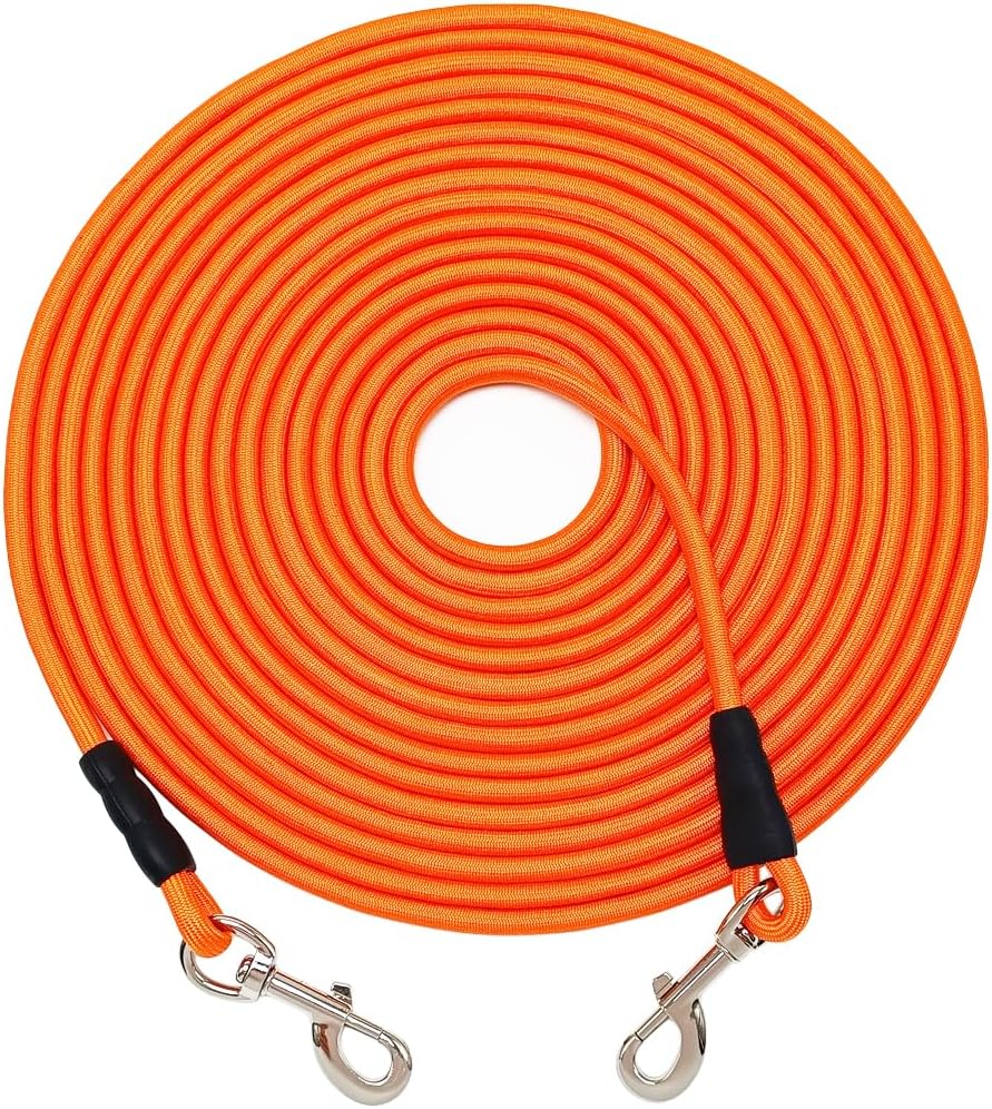 Tie Out Rope Dog Leash, Long Tether 8-10-13-15-20-25-30-35-40-50-65 FT Nylon Check Cord for Medium Large Dogs Indoor/Outdoor Camping Backyard (3/8" x 10ft) - Image 13