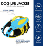 AOFITEE XL pet swim swimsuit featuring ergonomic top lift rescue handle