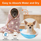 Moheaaei washable cat throw blanket folded neatly inside a pet carrier