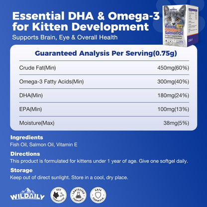Planopaws cat dandruff and shedding treatment softgels product shot