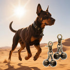 KITTAIL antique brass look pet bells emphasizing the thick and sturdy metal build quality