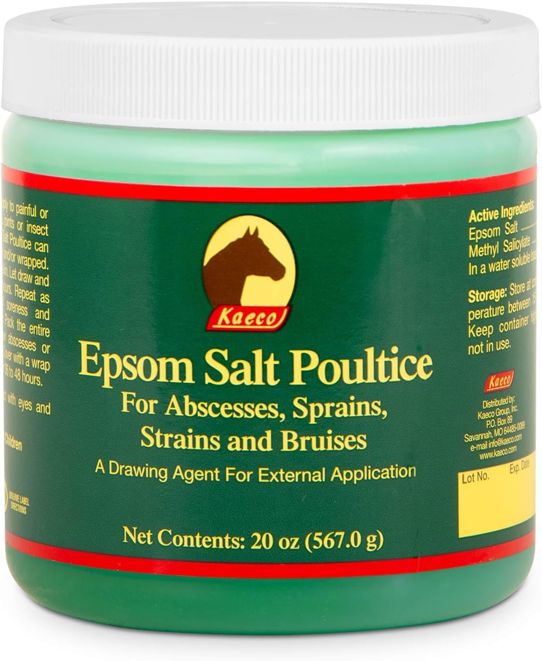 Technical Precision Kaeco Epsom Salt Poultice front view tub packaging