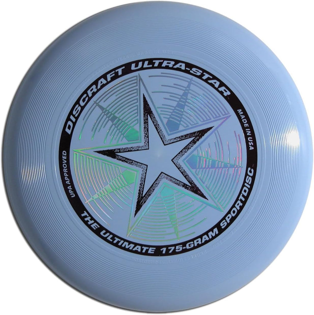 Discraft high performance sports disc texture and thickness side profile view.