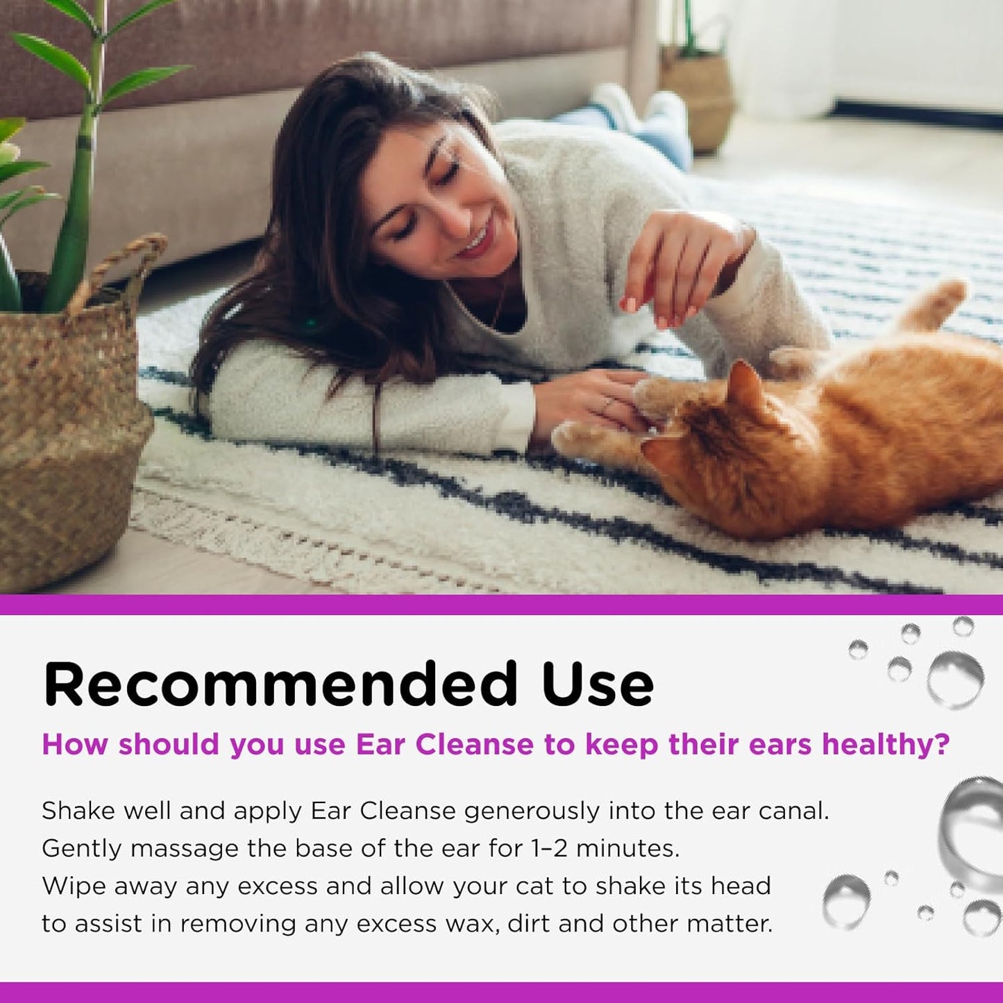 Nutri-Vet ear cleanser with Aloe Vera for cats