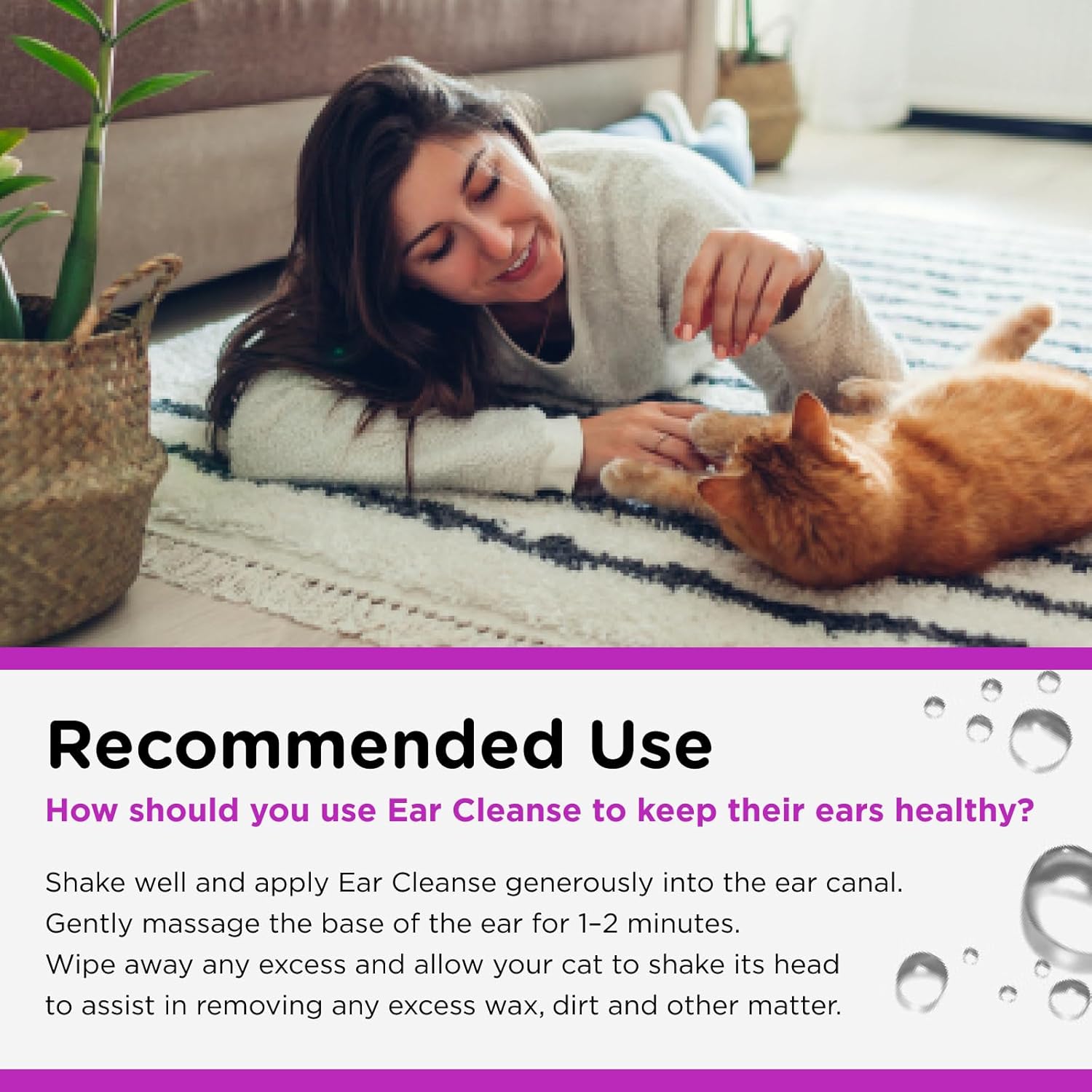 Nutri-Vet ear cleanser with Aloe Vera for cats