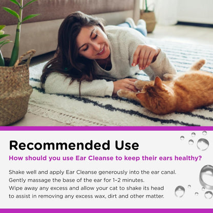 Nutri-Vet ear cleanser with Aloe Vera for cats