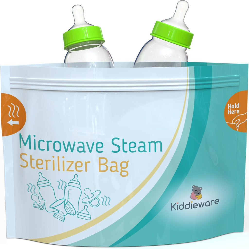 Kiddieware microwave sterilizer bags 10 pack front view