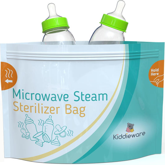 Kiddieware microwave sterilizer bags 10 pack front view