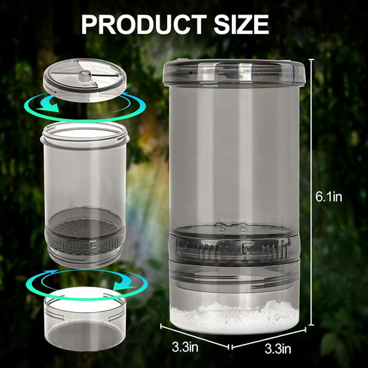 Sukeopet reptile powder shaker side profile