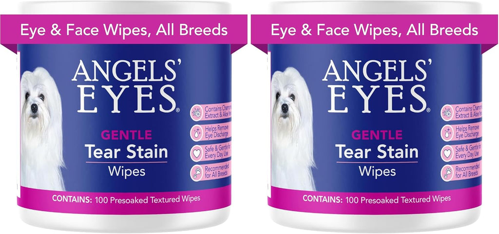 ANGELS' EYES Ear Cleansing Wipes for Dogs & Cats, Removes Dirt, Wax, Odor, Help Reduce Infections & Itching, No Artificial Colors or Fragrance, 100ct - Image 9