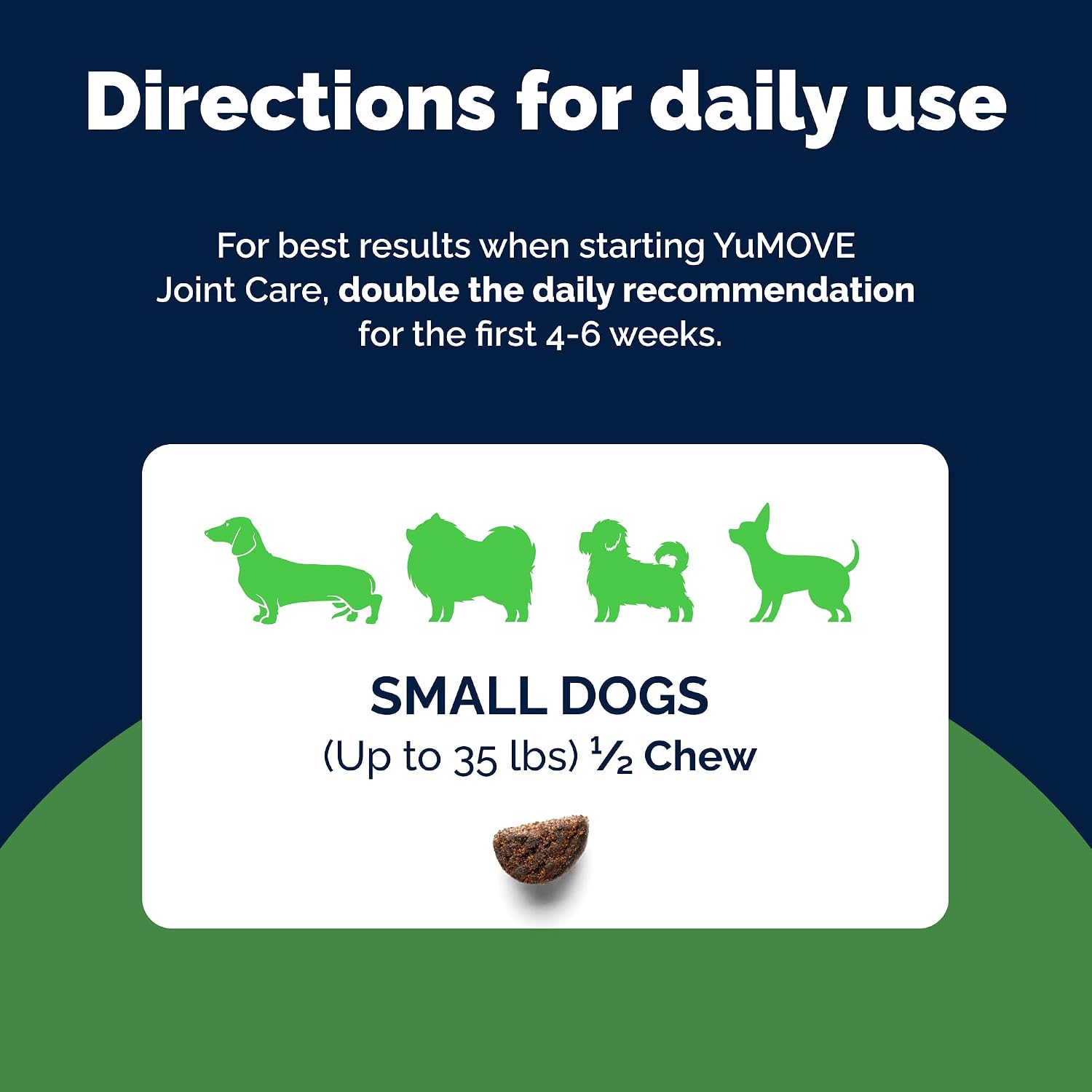 YuMOVE Small Dog Hip & Joint Supplement Soft Chews, ActivEase Green Lipped Mussel, Glucosamine for Dogs, Hyaluronic Acid & Omega 3 - Hickory Seafood Flavor - 60 Chews (Small/Medium Dogs) - Image 9
