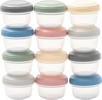 WeeSprout Leakproof Baby Food Storage 12 Set front view