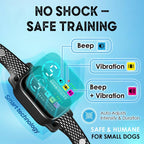 Elecane smart bark collar black adjustable strap