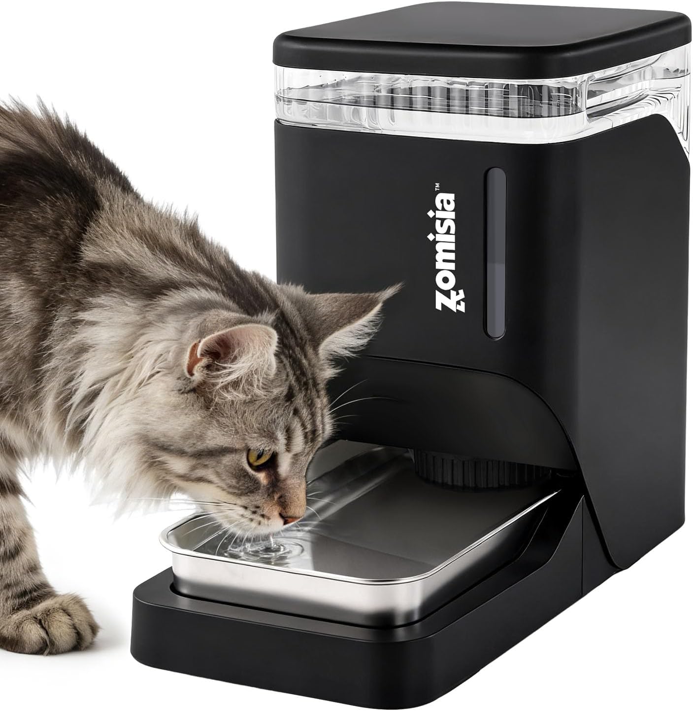 ZOMISIA Automatic Dog Water Dispenser 8L with Stainless Steel Bowl, Gravity Large Capacity Water Bowl for Dogs, 2 Gallon Pet Waterer 100% BPA Free, Black - Image 13