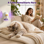 Cat Calming Diffuser with Advanced Pheromone Technology, 120 Days Plug in Diffuser for Multi Cat Home, Reduce Stress, Urine Spraying, Scratching, Hiding, Support Calm Behavior, 2 Diffusers, 4 Refills - Image 2