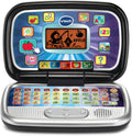 VTech Play Smart Preschool Laptop Black front view open screen showing learning interface