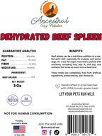 Authentic USA imported beef spleen treats for dogs