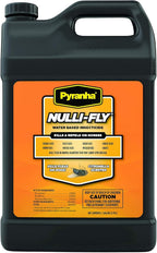 Authentic Pyranha wipe and spray oil based fly protection for horses side angle view