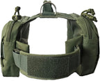 Side angle of waterproof dog saddle bags with ample storage pockets