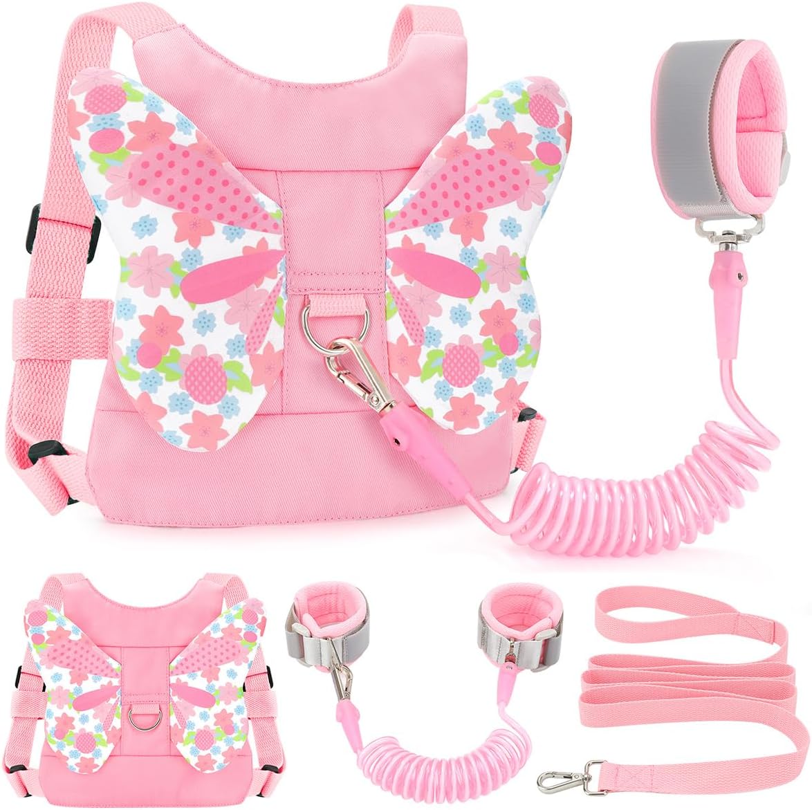Fitarts toddler leash and anti-lost wrist link front view