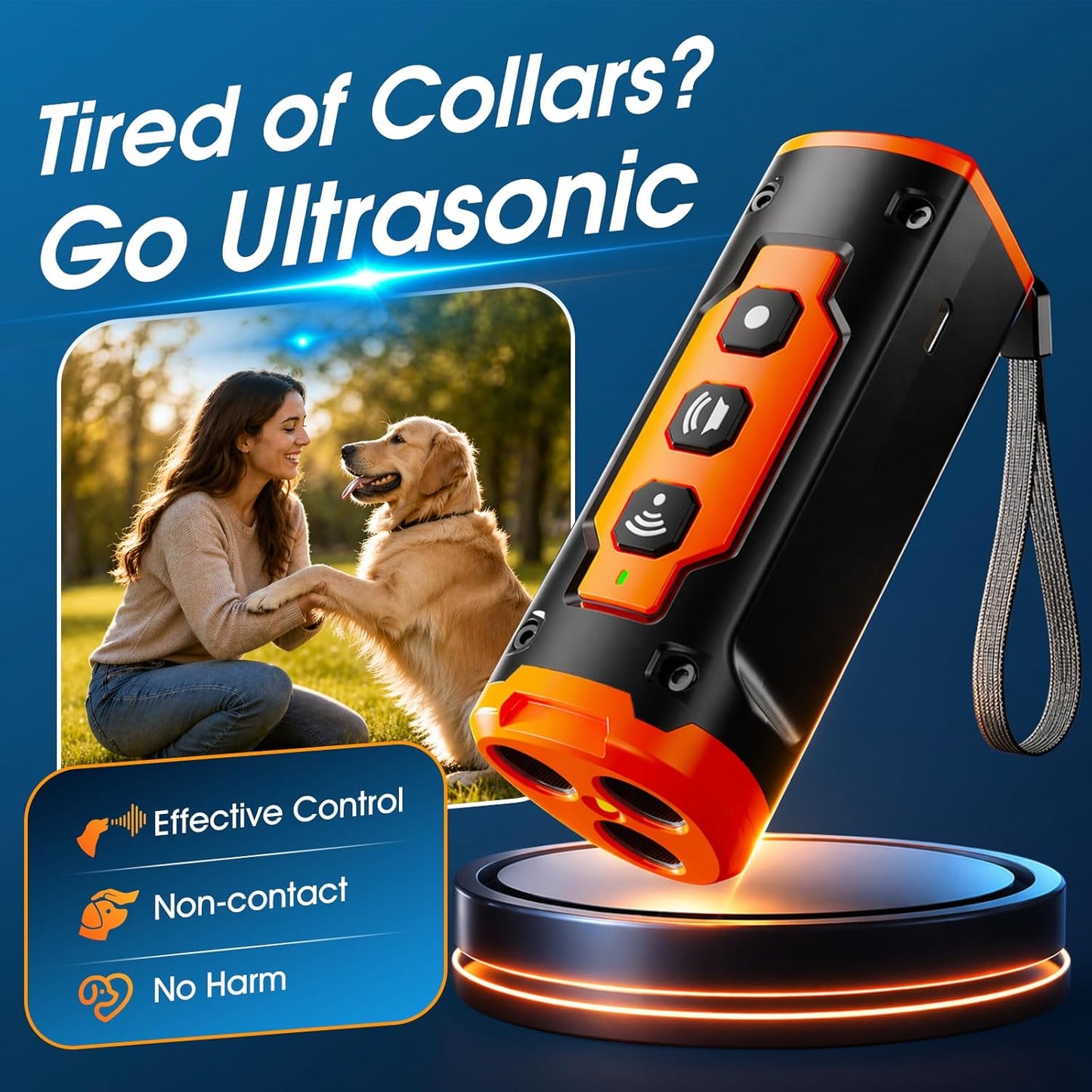 JTJTXL training device demonstrating the built-in flashlight feature