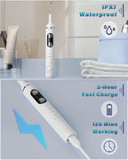 Side view of Nature Nerds pet teeth cleaning device with mode indicator