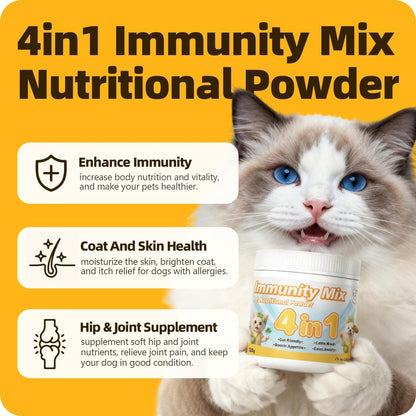 Cassiel Pet 4-in-1 nutritional powder for cats and dogs