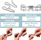 High quality rust resistant stainless steel training collar links for pets