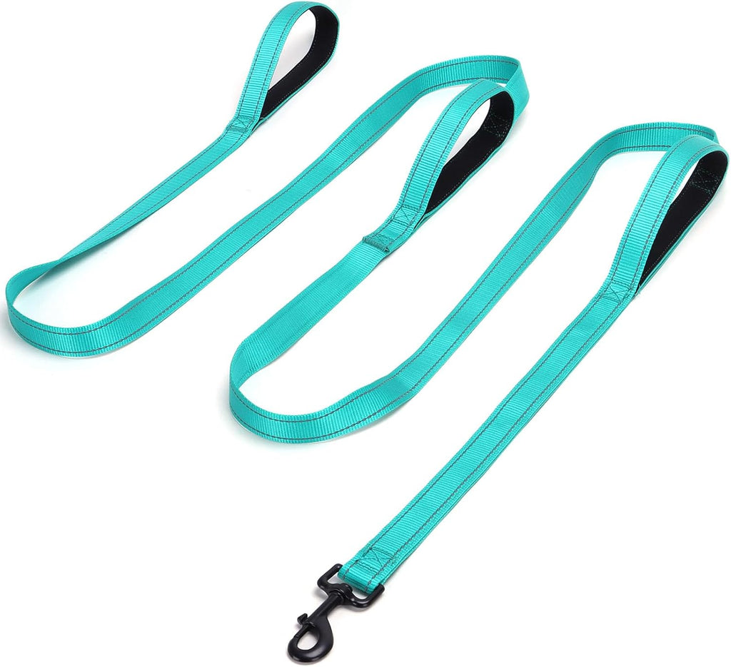 3 Handle Dog Leash, 10FT Triple Handle Reflective Stitching with Padded Traffic Handles, Heavy Duty Training Pet Lead for Control and Safety (Black) - Image 13