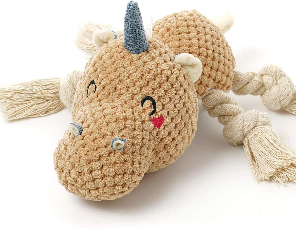 Tug of War Dog Toy, Crinkle Dog Toys for Large Dog, Soft Dog Plush Toy with Squeaky, Stuffed Animal for Dogs (Tug Series, Donkey) - Image 10