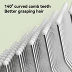 Using the Ziofy self cleaning brush button to release fur