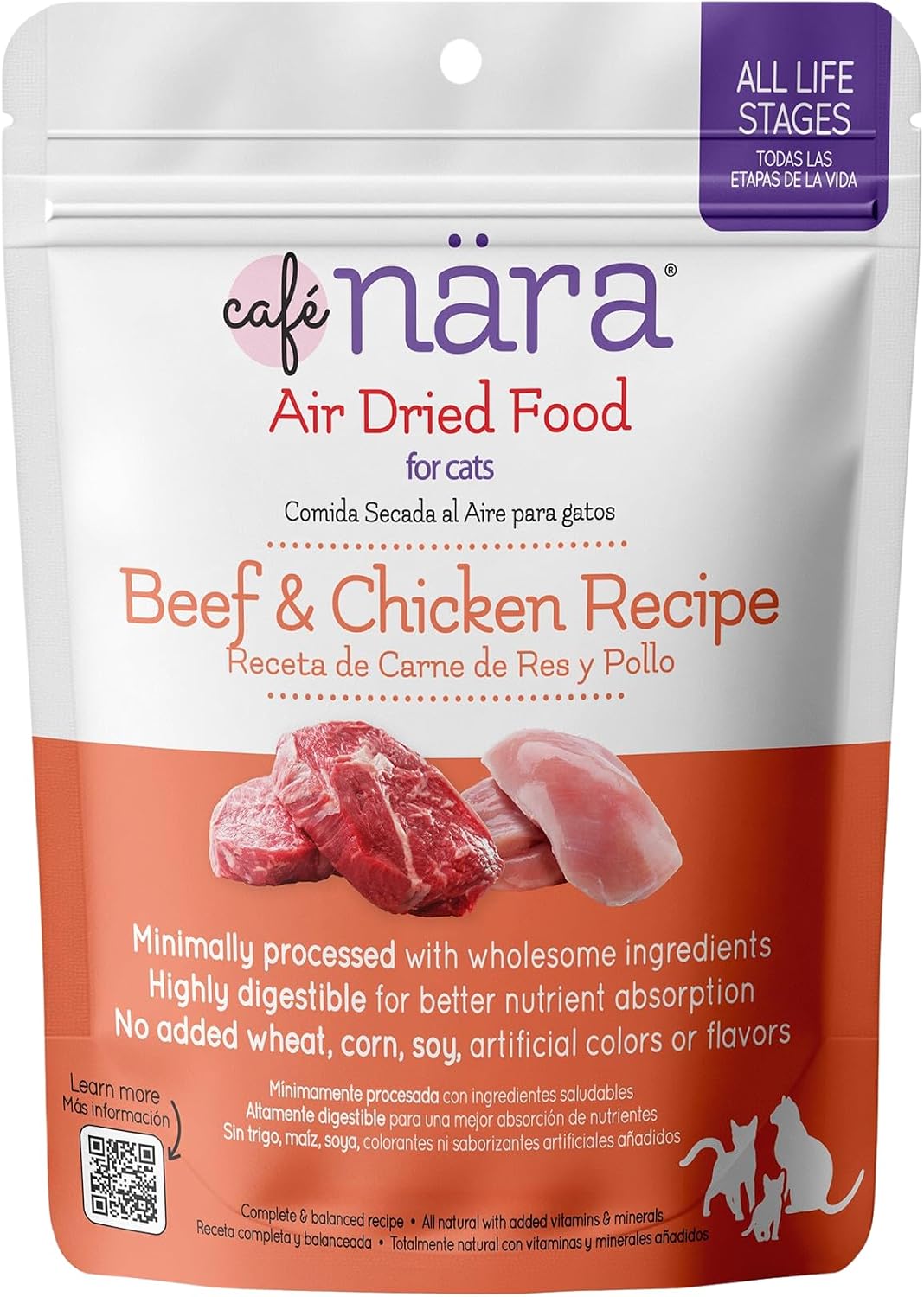 Cafe Nara Air Dried Cat Food, Chicken Recipe, 90% Real Meat, Complete Meal, Food Topper, or Treat, Made in New Zealand for Cats & Kittens, 5 oz Bag - Image 14