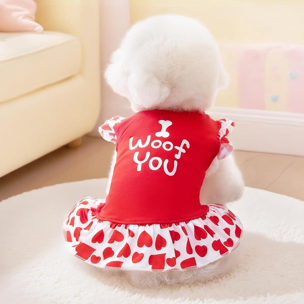XPUDAC small pet clothing set displayed to show vibrant summer colors