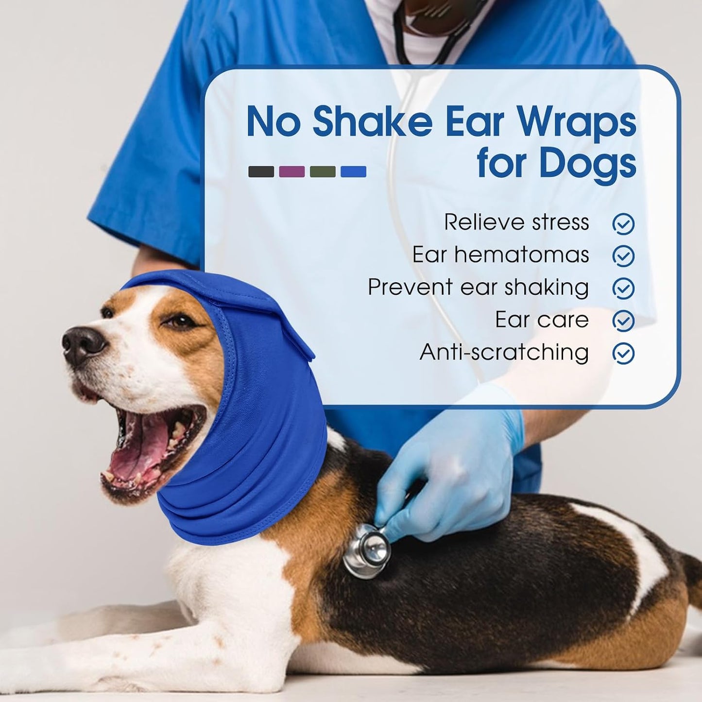 Sunfura dog ear covers for grooming and blow drying protection
