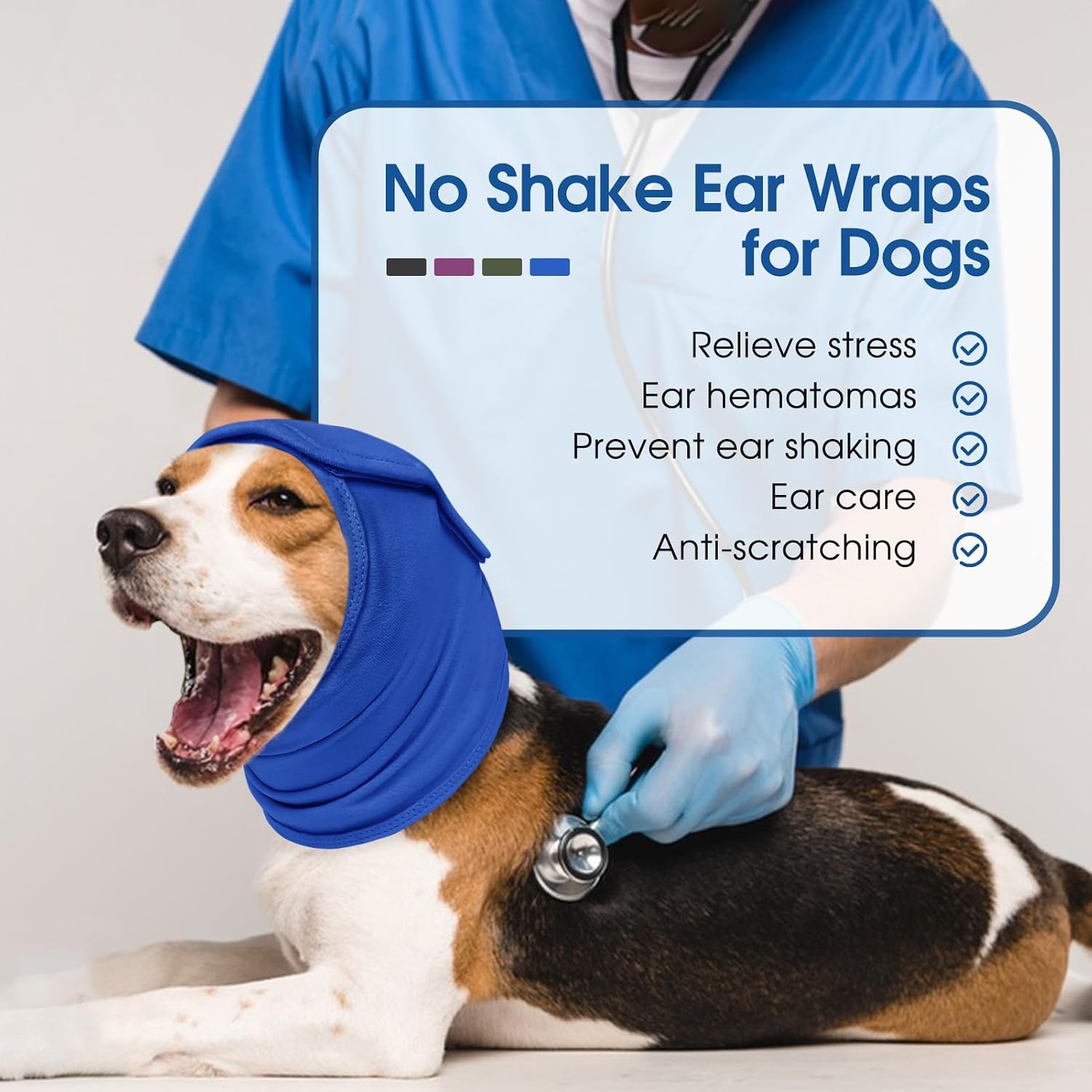 Sunfura dog ear covers for grooming and blow drying protection