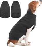 IECOii Extra Large Dog Sweater, XXXL Dog Sweater for Large Dogs Girl Boy, Xmas Pet Holiday Sweaters Large Size, Warm Doggy Christmas Knitwear Big Dogs Sweater for Labrador, Doberman, DarkGrey-3XL - Image 11
