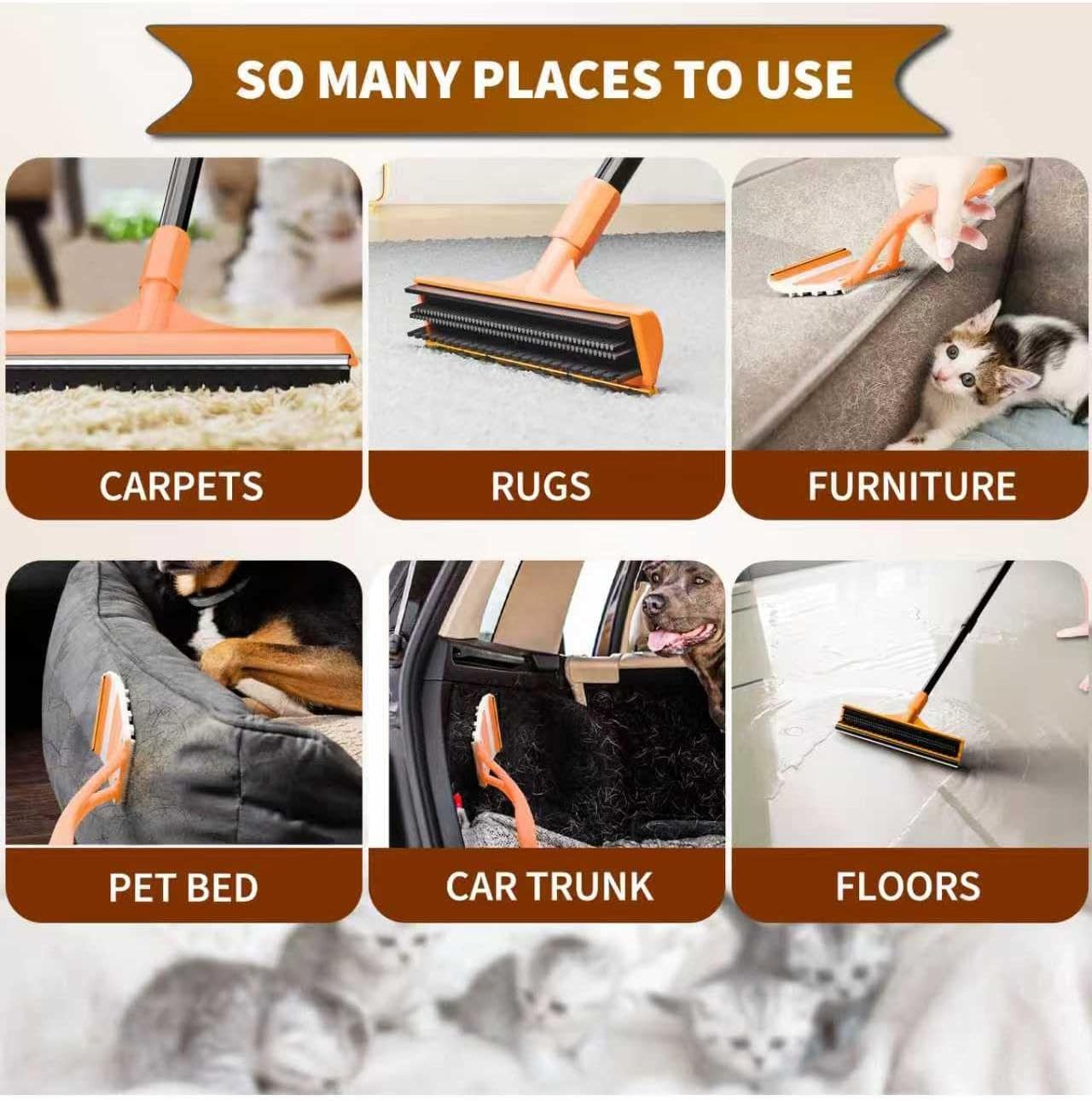 Leishiyen reusable pet hair remover kit components