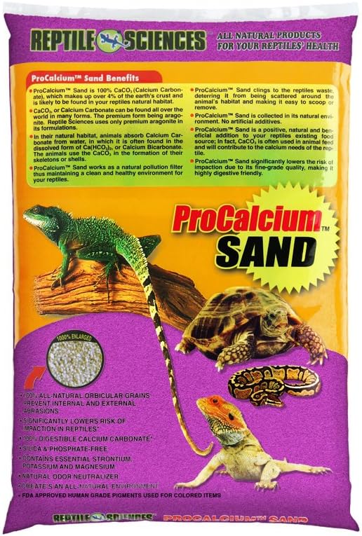 Reptile Sciences Blue Pro-Calcium Terrarium Sand - 10 lbs - Natural Substrate for Reptile Habitats, Supports Digging & Enclosure Maintenance - Image 12