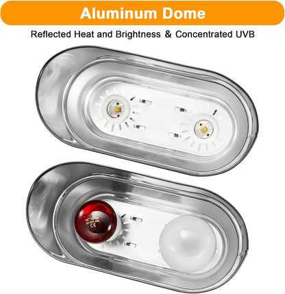 REPTITRIP terrarium light socket close up displaying heavy duty ceramic base compatible with 160 watt bulbs