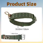 DOITOOL adjustable livestock neck strap showing the four layer thickened nylon material close up